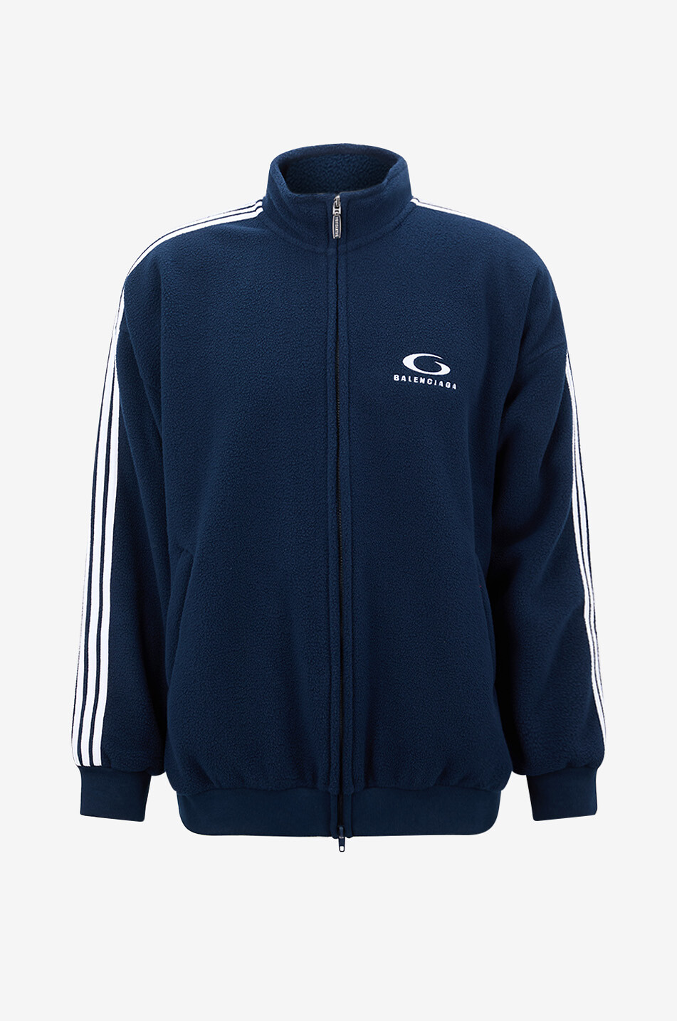 Loop Sports Icon oversize fleece jacket - BALENCIAGA - DARK BLUE