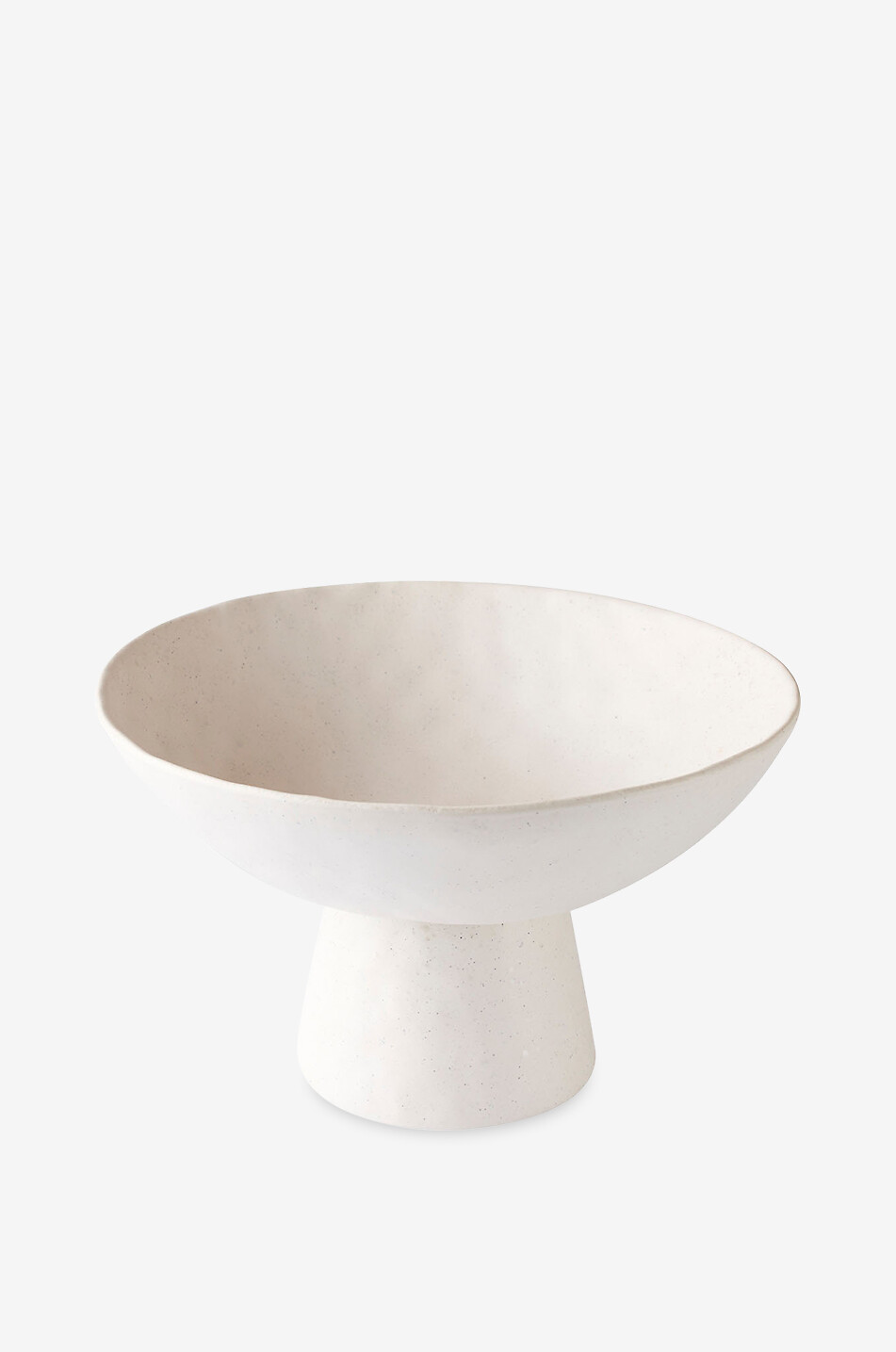 ANGEL DES MONTAGNES White stoneware basket Etincelle Home WHITE 1