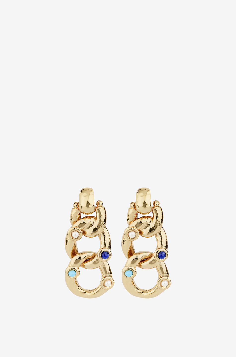 GAS BIJOUX Boucles d'oreilles dorées Mitsi GM Femme MULTICOLORE 1