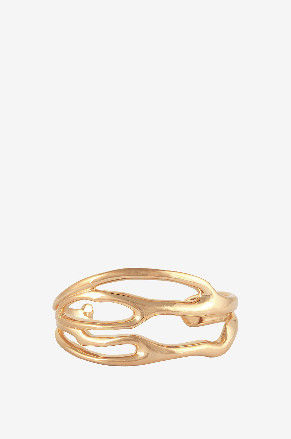 GAS BIJOUX Jonc doré Corail Femme DORE 1