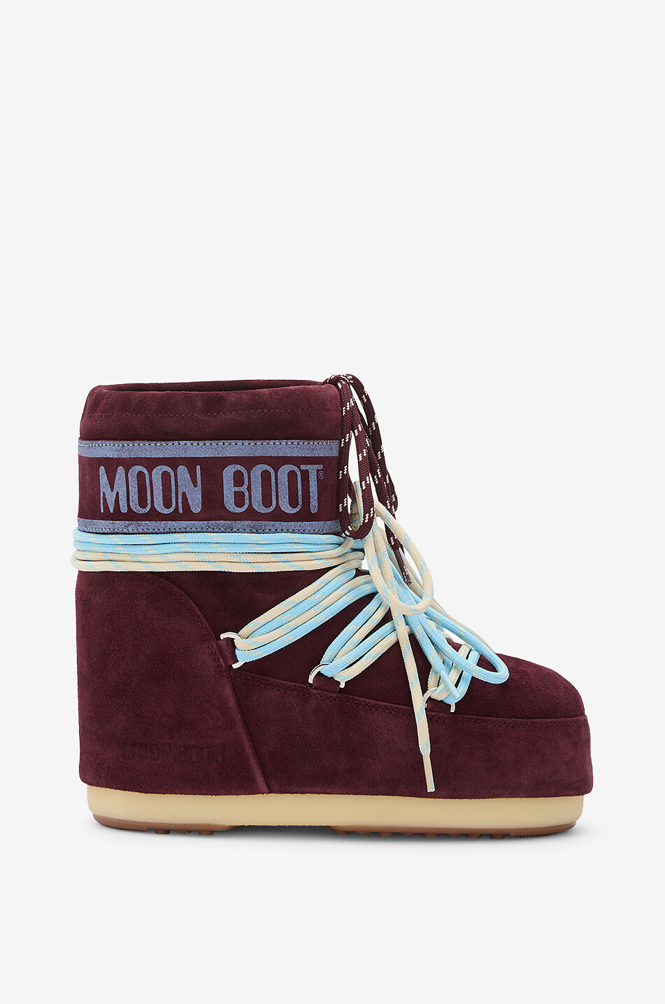 Geschnürte Schneestiefel aus Wildleder Icon Low