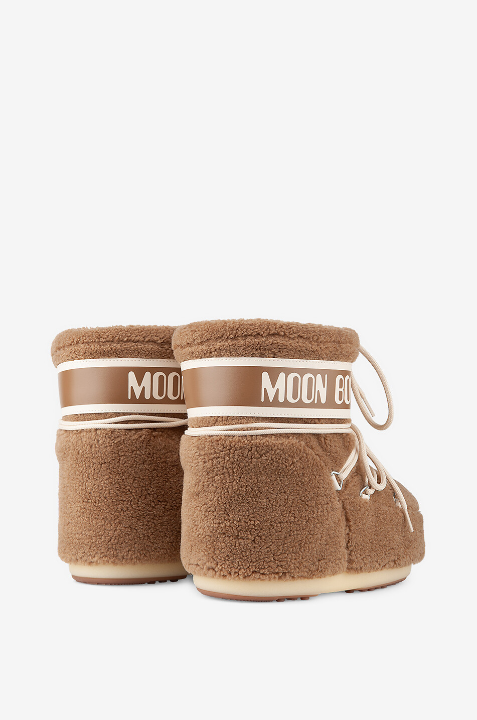 MOON BOOT Schneestiefeletten aus Fleece Icon Low Damen KAMELFARBEN 3