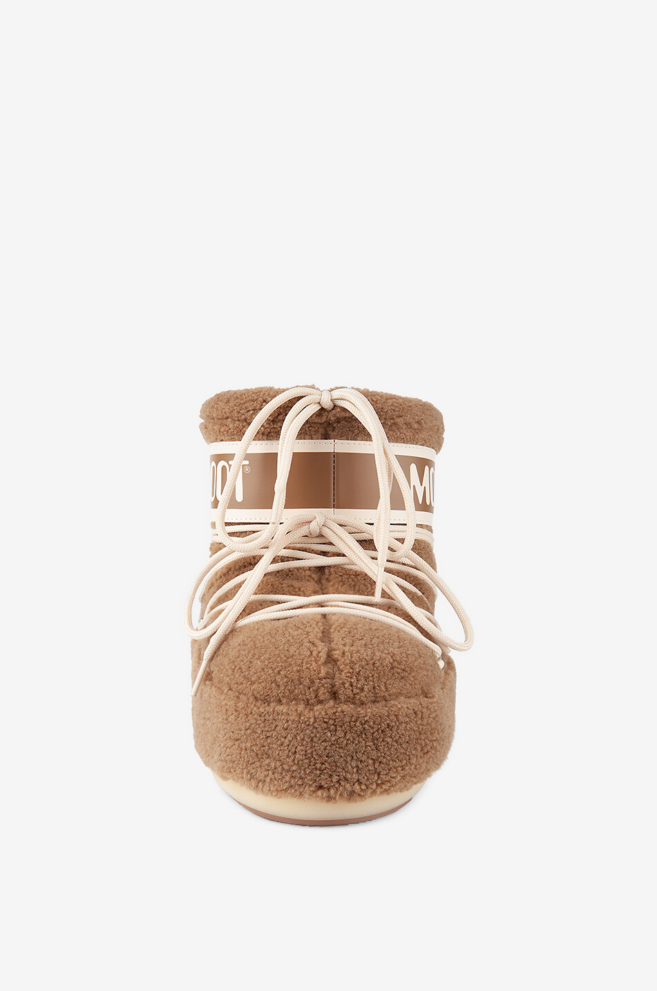 MOON BOOT Schneestiefeletten aus Fleece Icon Low Damen KAMELFARBEN 4