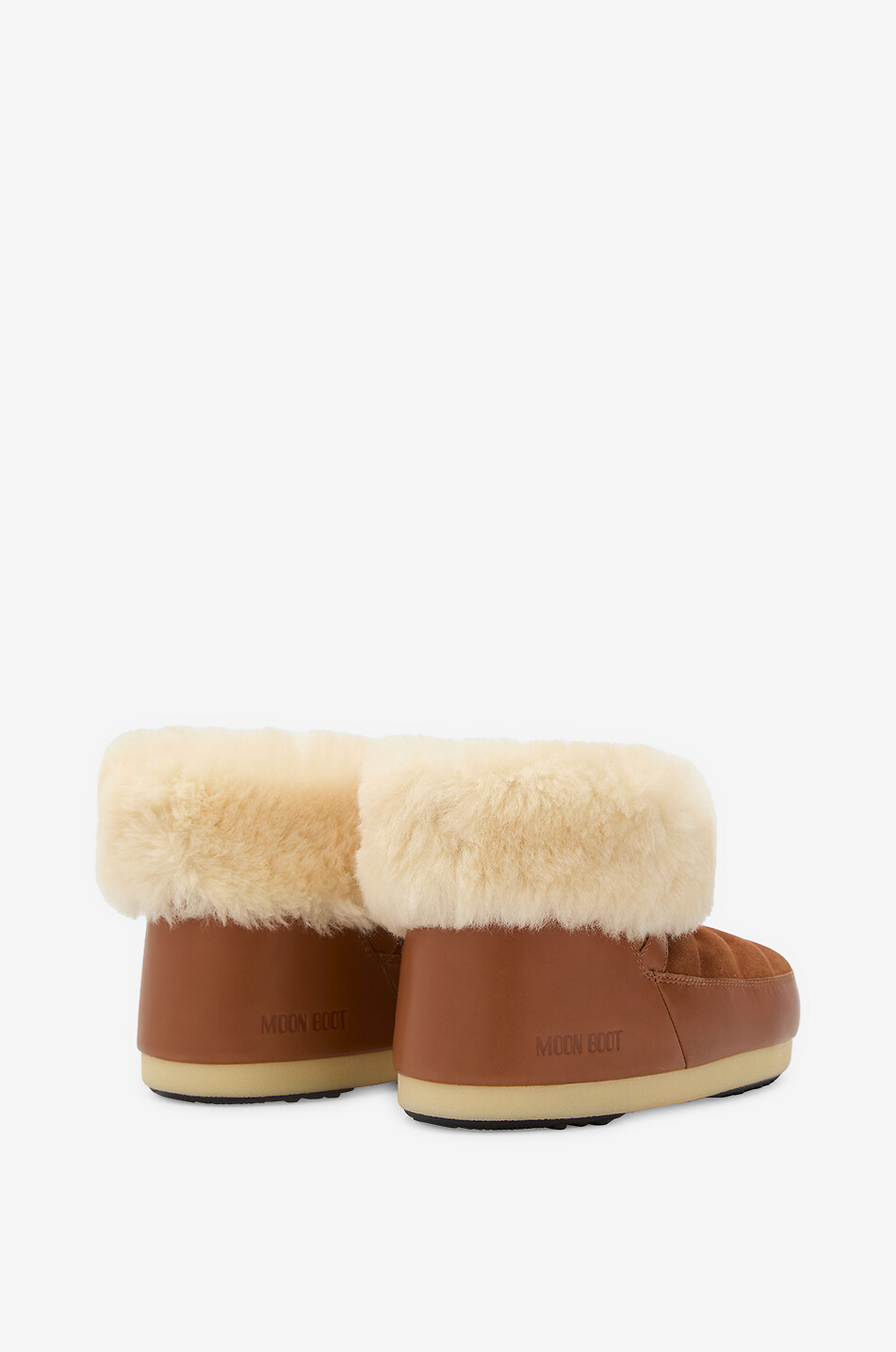 MOON BOOT Schneestiefel mit Shearlingfutter Igloo Damen COGNAC 4