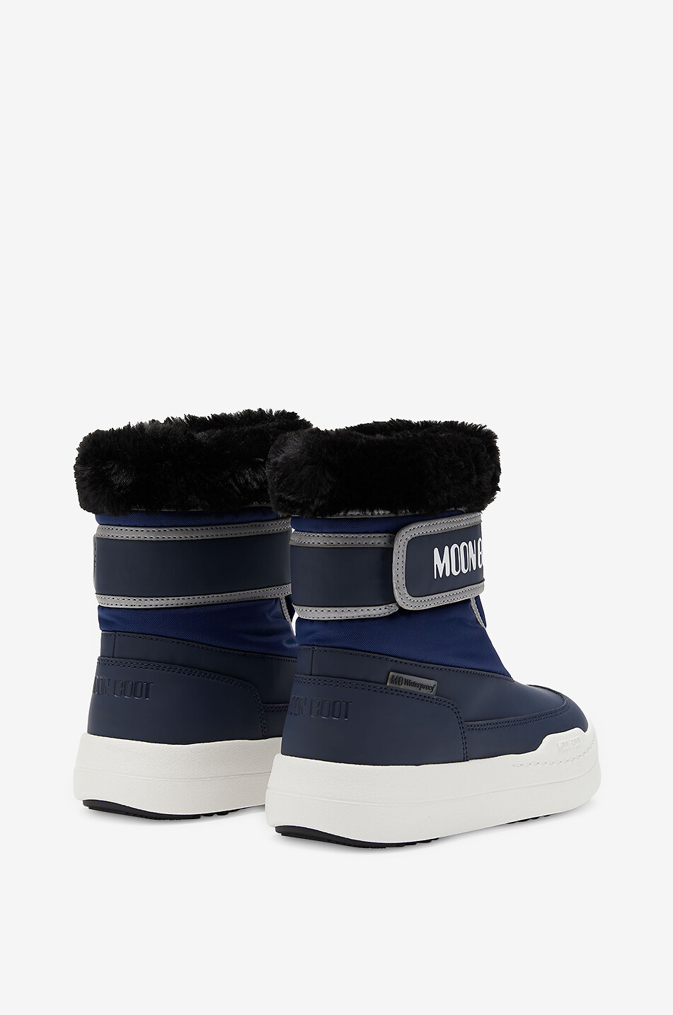MOON BOOT Boy's Velcro strap boots Boy DARK BLUE 2