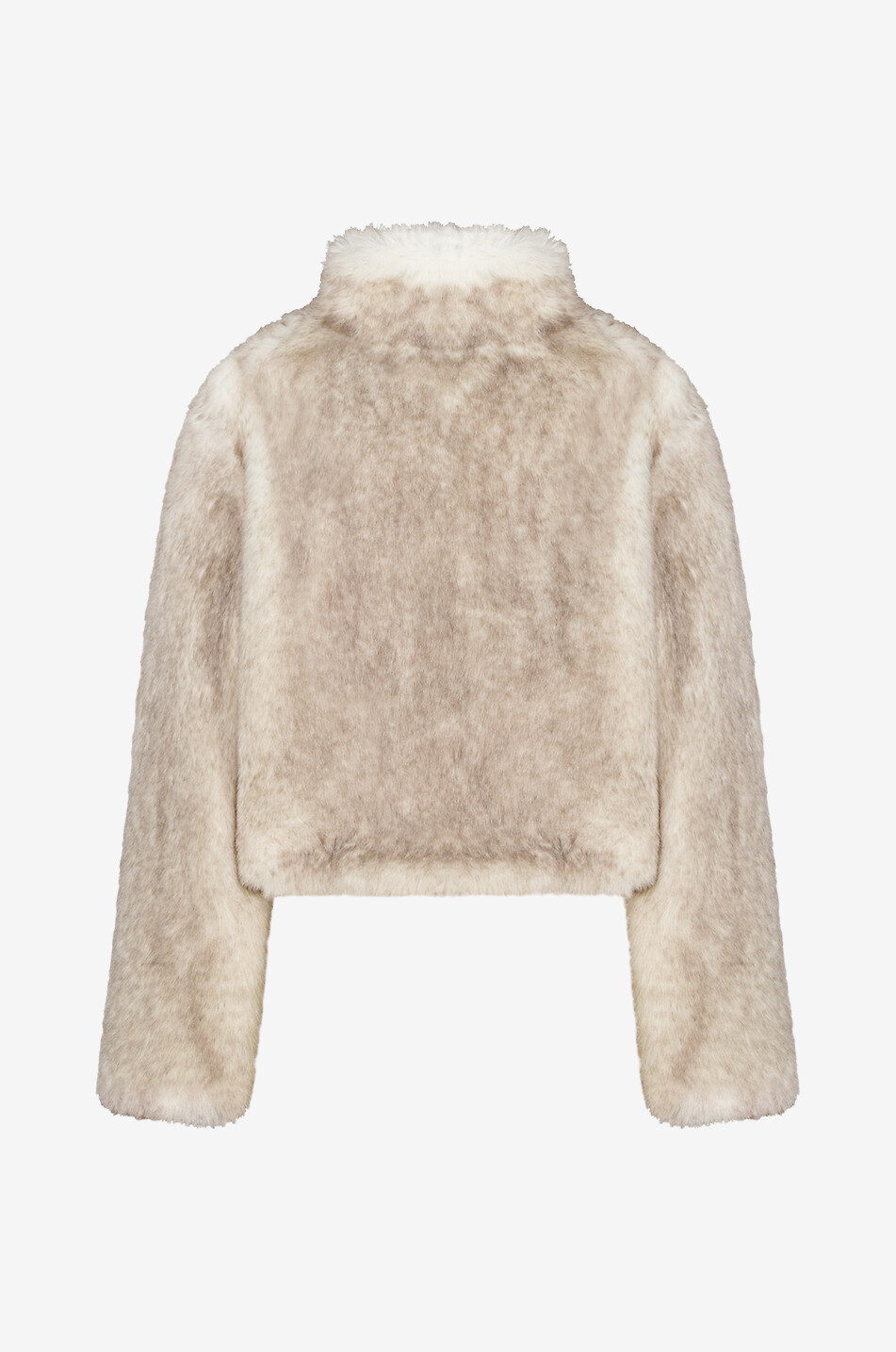 THELAURENT Brooklyn fluffy faux fur short coat Women EGGSHELL 2