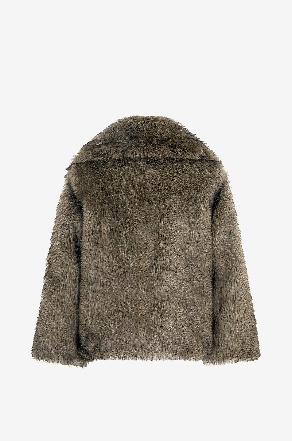 THELAURENT Michael faux fur short coat Women GREY 2