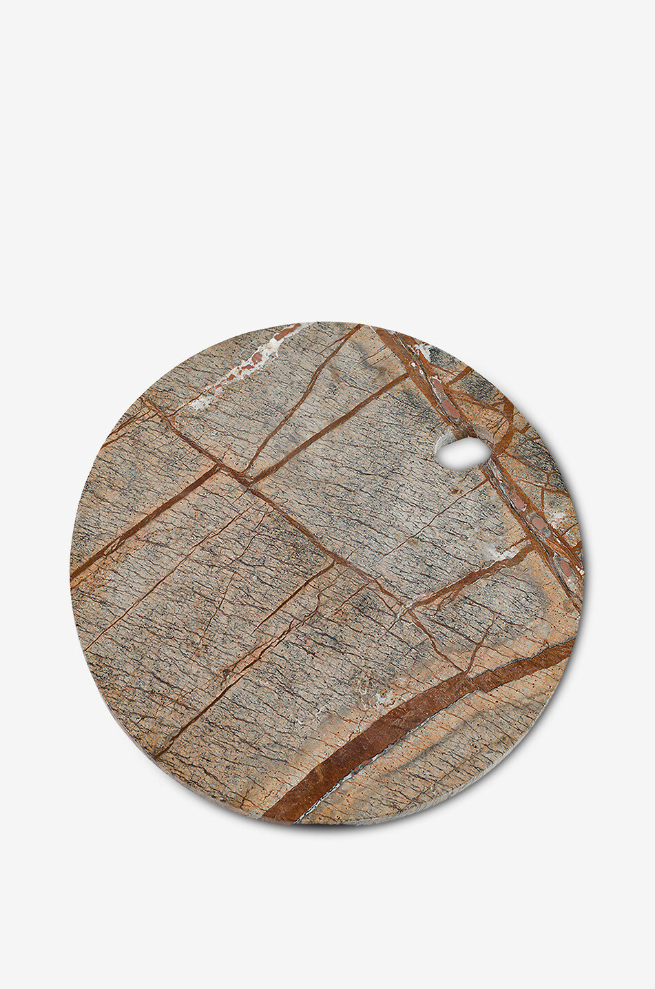 Planche à découper en marbre marron Rodin