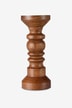 Marthe acacia wood candleholder