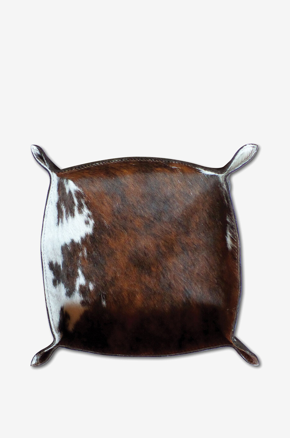 Abondance leather trinket tray