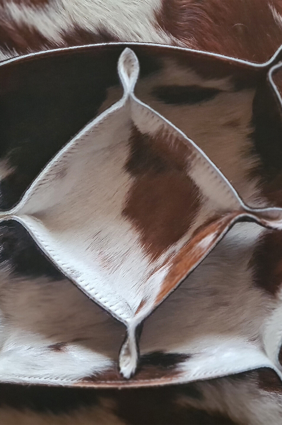 ANGEL DES MONTAGNES Abondance leather trinket tray Home MULTI COLOURED 2