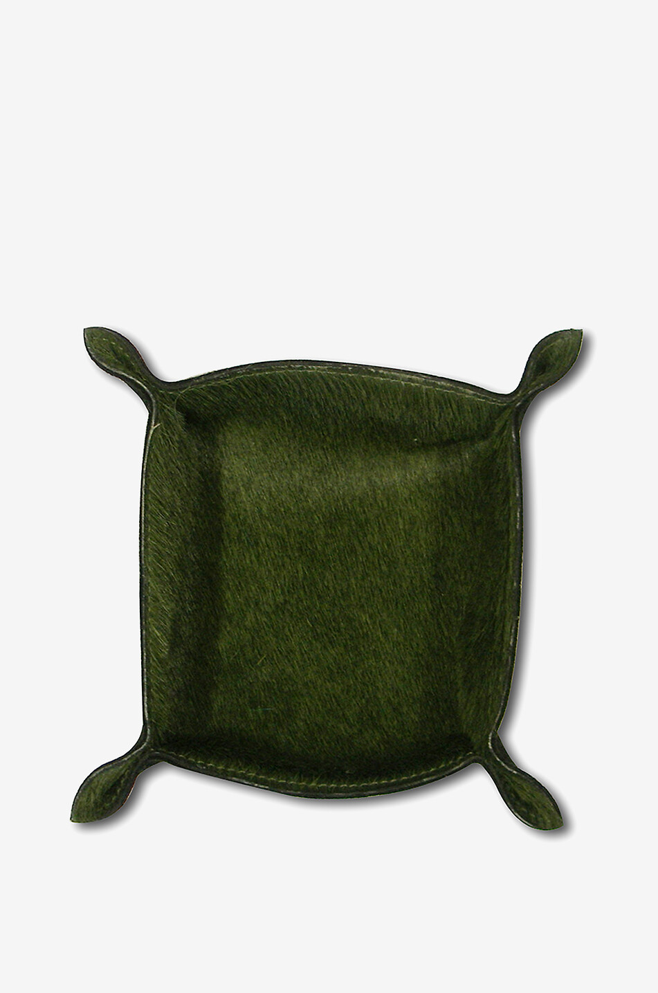 Exklusive Leder-Ablage 12x12cm