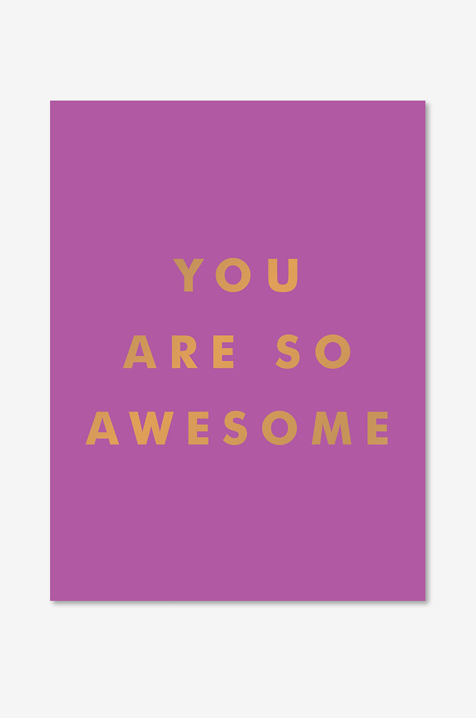 NEW MAGS You Are So Awesome quotation book Home PURPLE 1