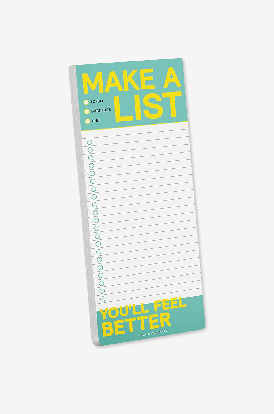 Notizblock Make A List