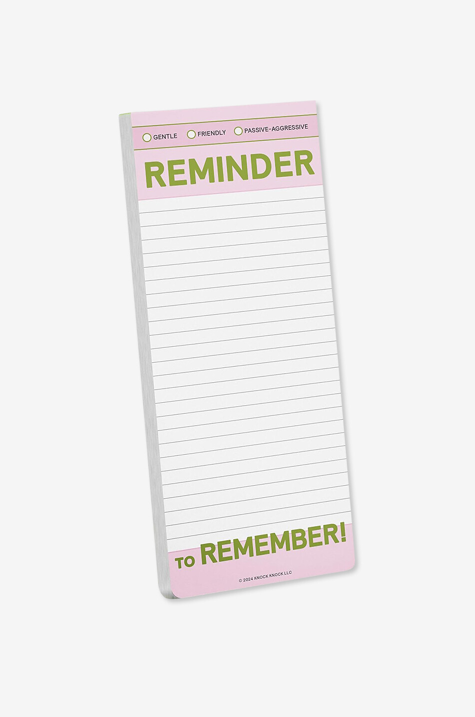 Reminder notepad