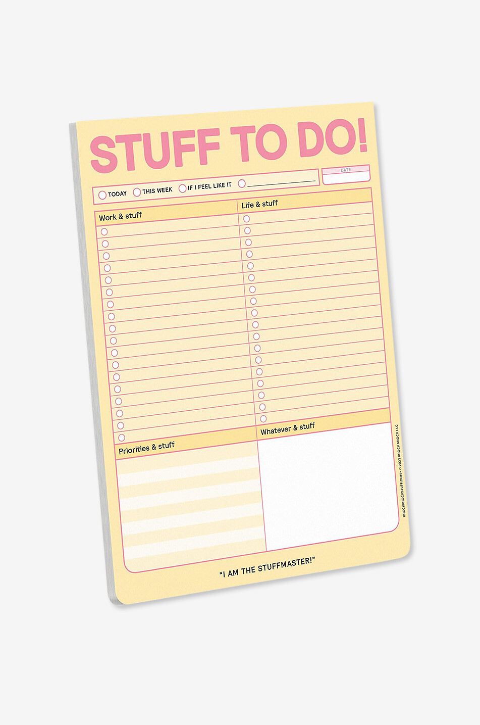 NEW MAGS Stuff To Do task notebook Home MULTI COLOURED 1