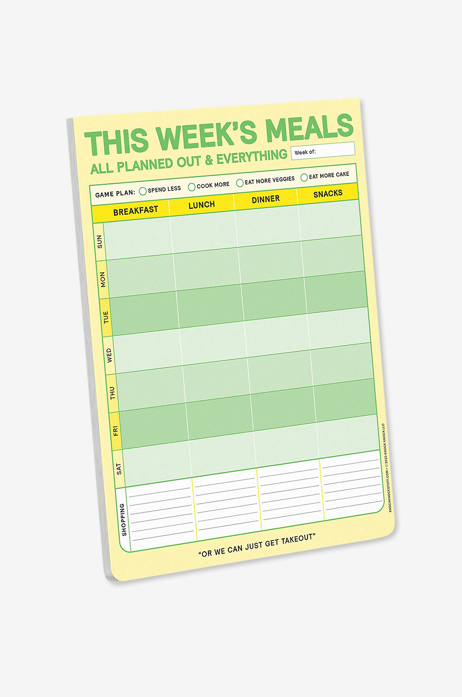 NEW MAGS Wochenmenü-Organizer This Week's Meals Haus BUNT 1