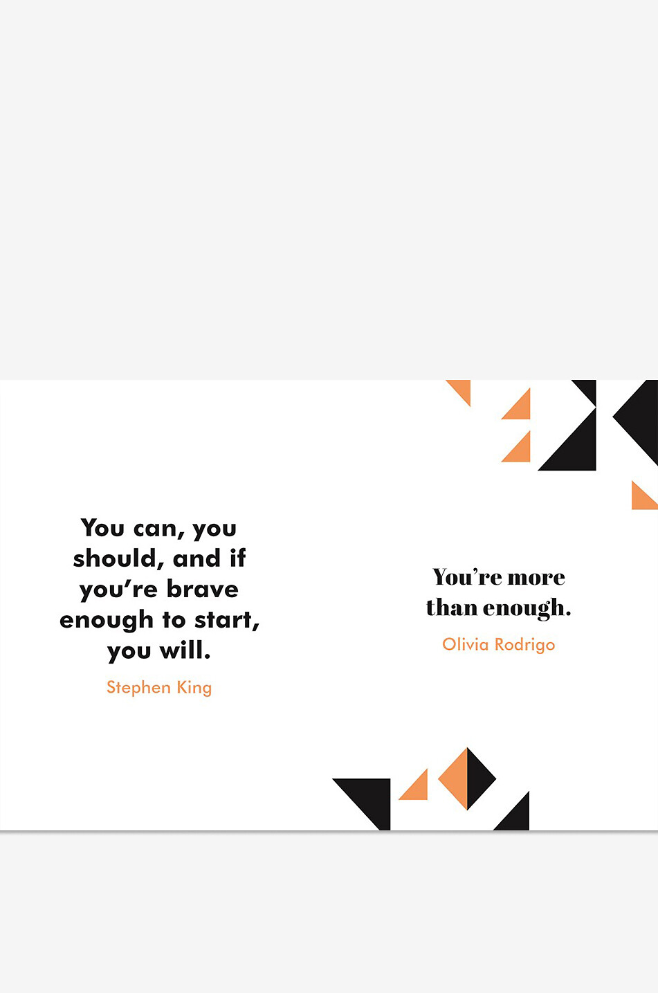 NEW MAGS Buch mit inspirierenden Zitaten You're the Best Haus ORANGE 3