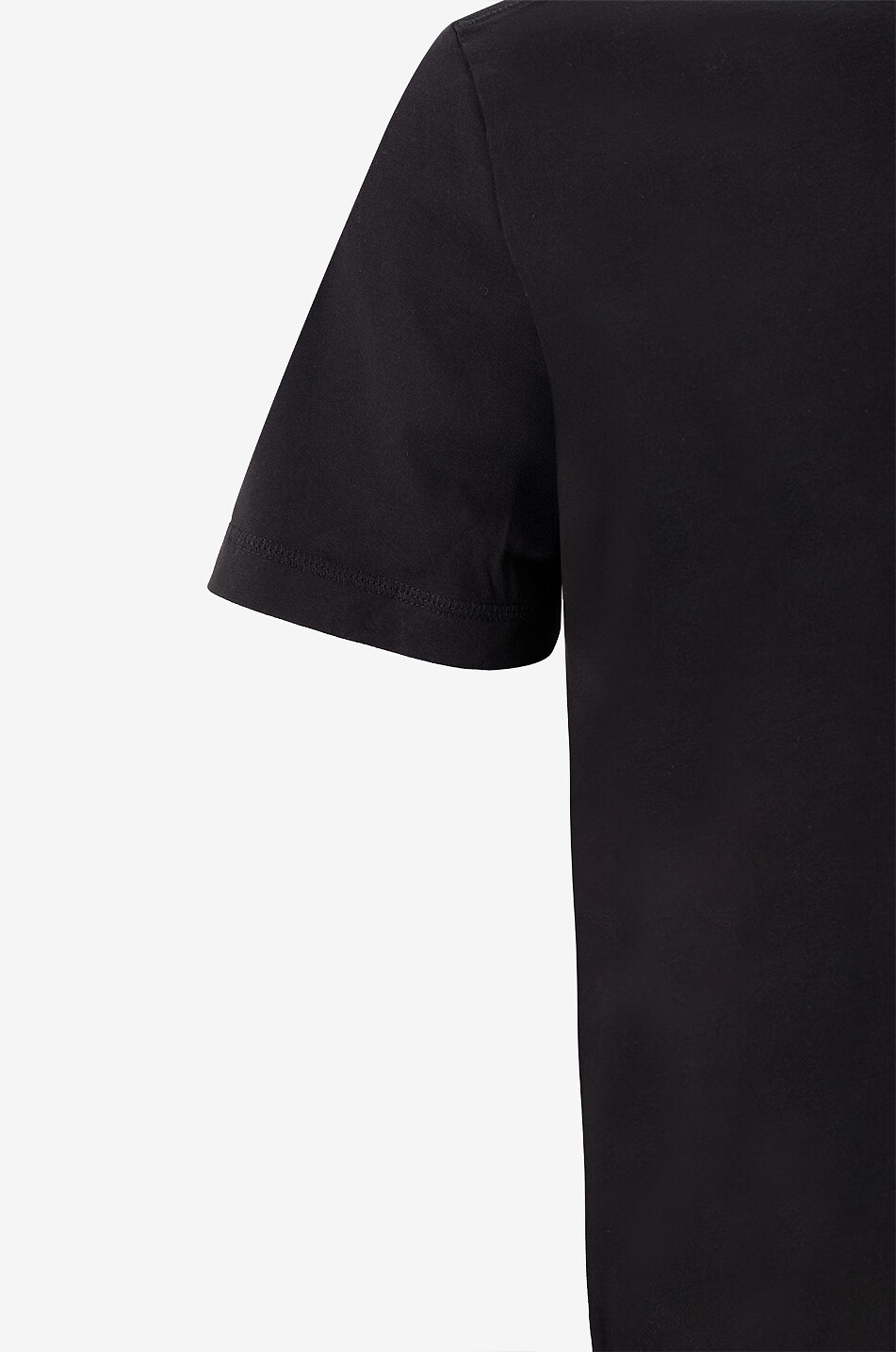 MONCLER T-shirt à manches courtes à coutures décoratives Matt Black Homme NOIR 3