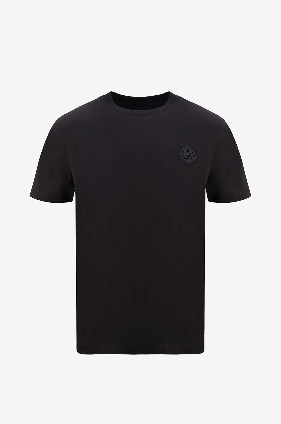 T-shirt à manches courtes à coutures décoratives Matt Black