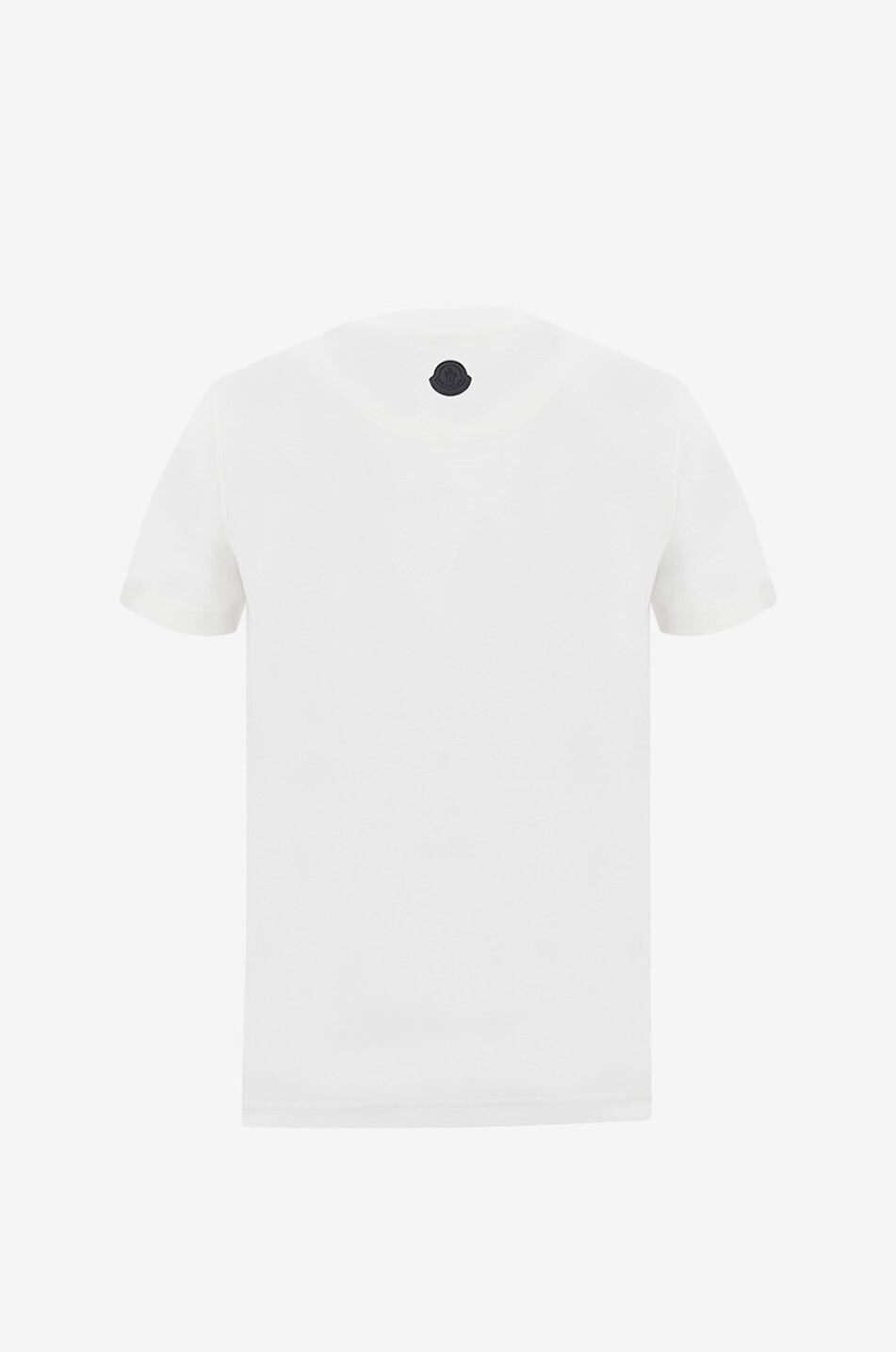 MONCLER Kurzarm-T-Shirt mit 3D-Logo-Applikation Herren WEISS 2