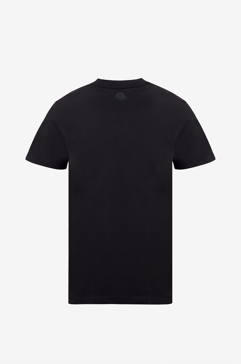 MONCLER T-shirt à manches courtes application logo 3D Homme NOIR 2