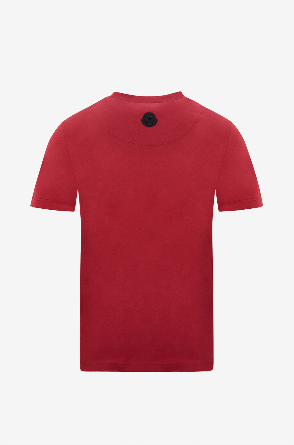 MONCLER Kurzarm-T-Shirt mit 3D-Logo-Applikation Herren ROT 2