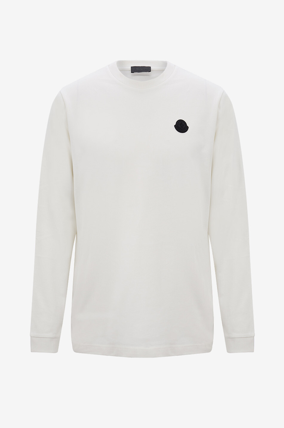 MONCLER T-shirt à manches longues et logo graffiti dans le dos Homme BLANC 1