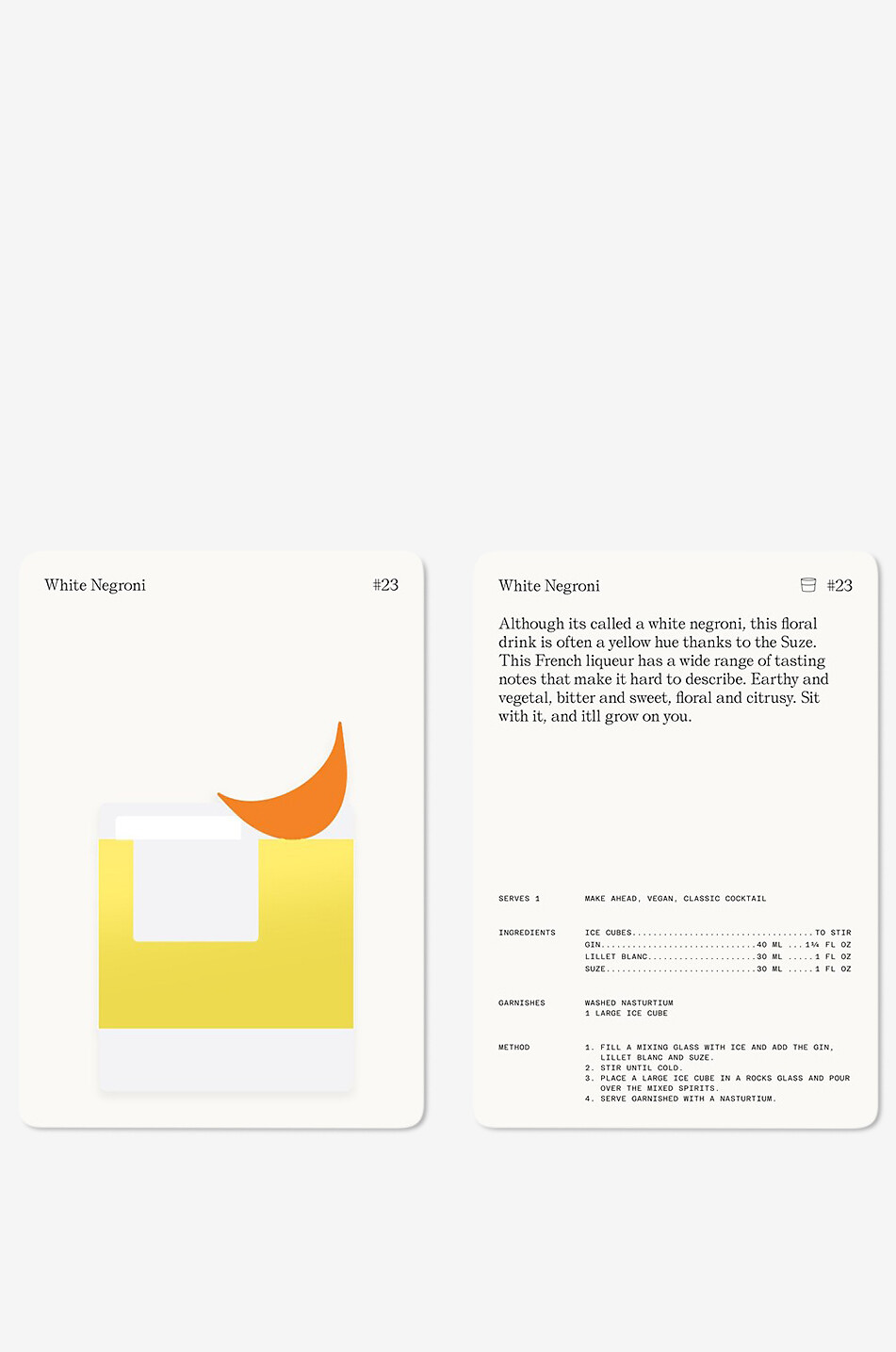 NEW MAGS The Cocktail Cabinet: Gin recipe card set Home BLUE 3