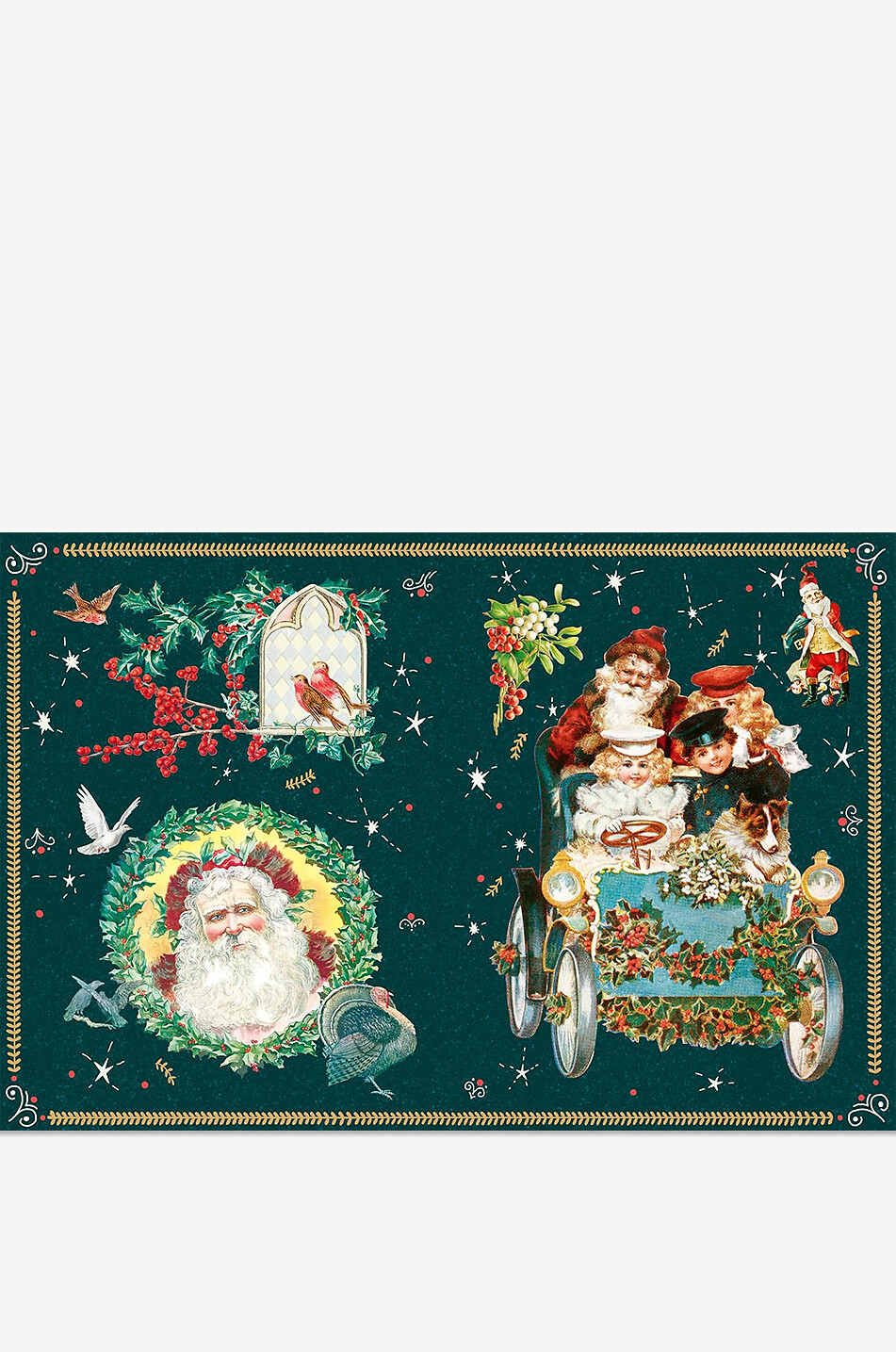 NEW MAGS Aufkleber-Sammlung Stickertopium Enchanted Christmas Haus DUNKELGRÜN 3