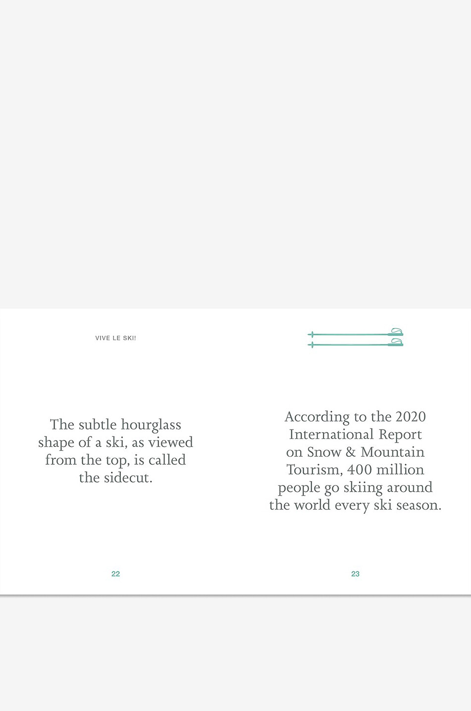 NEW MAGS The Little Book Of Skiing coffee table book Home MULTI COLOURED 2