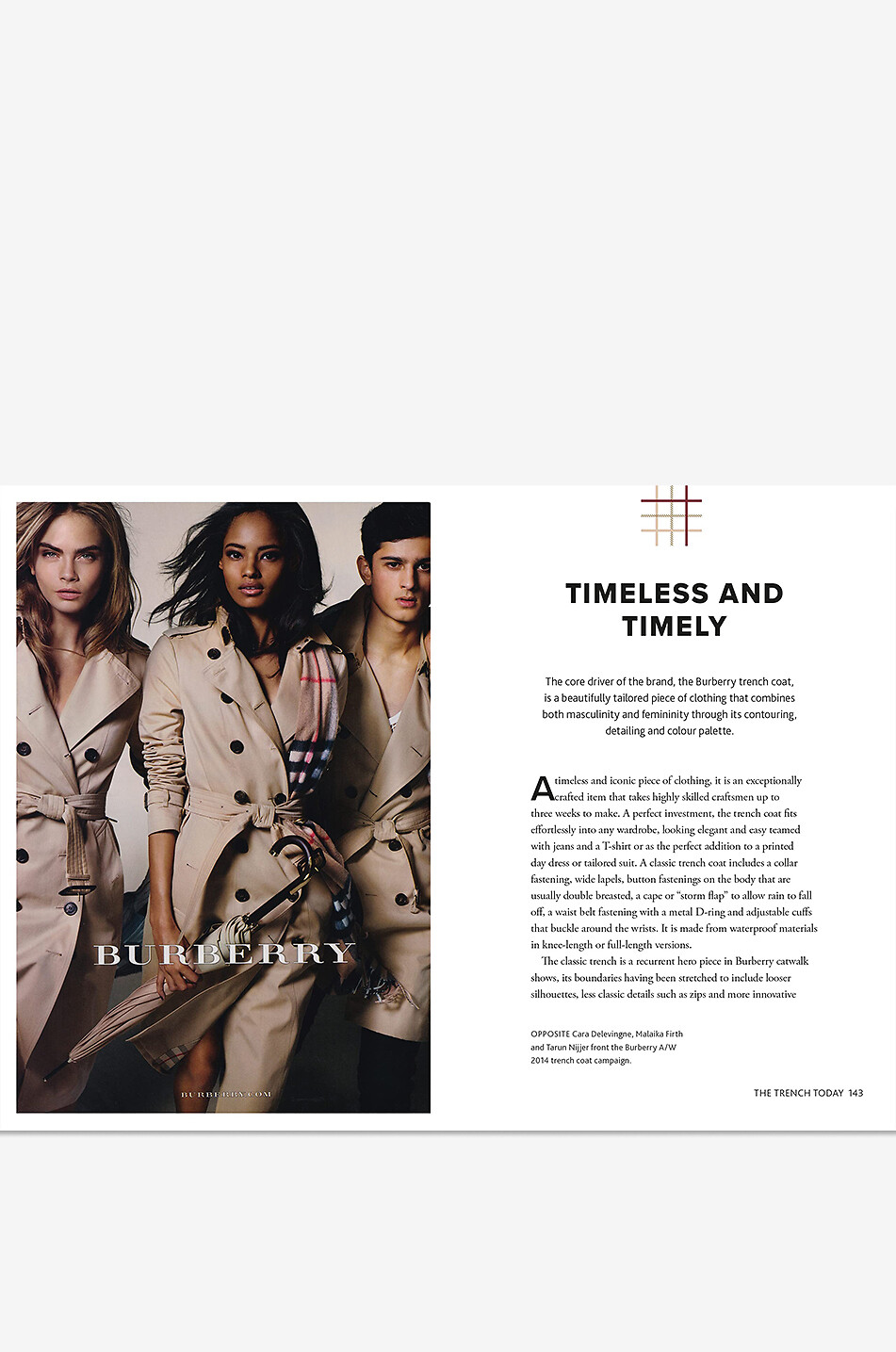 NEW MAGS Bildband The Little Book Of Burberry Haus BEIGE 3