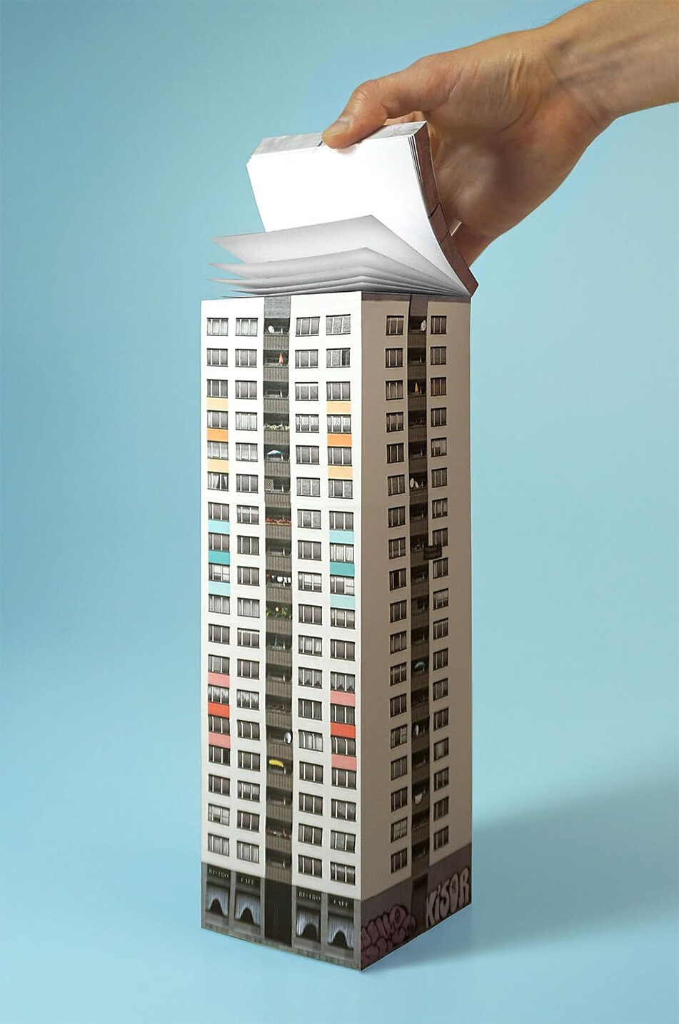NEW MAGS Plattenbau Berlin note pad Home MULTI COLOURED 3