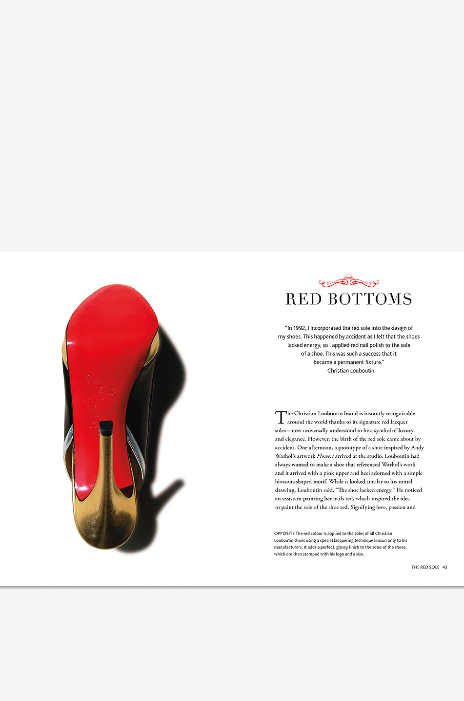 NEW MAGS Little Book of Christian Louboutin coffee table book Home RED 2