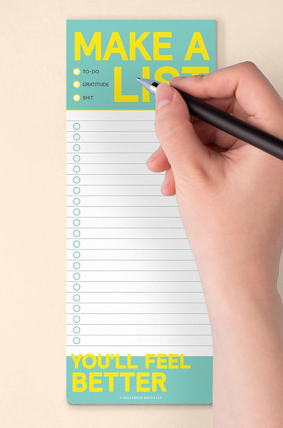 NEW MAGS Notizblock Make A List Haus BUNT 2