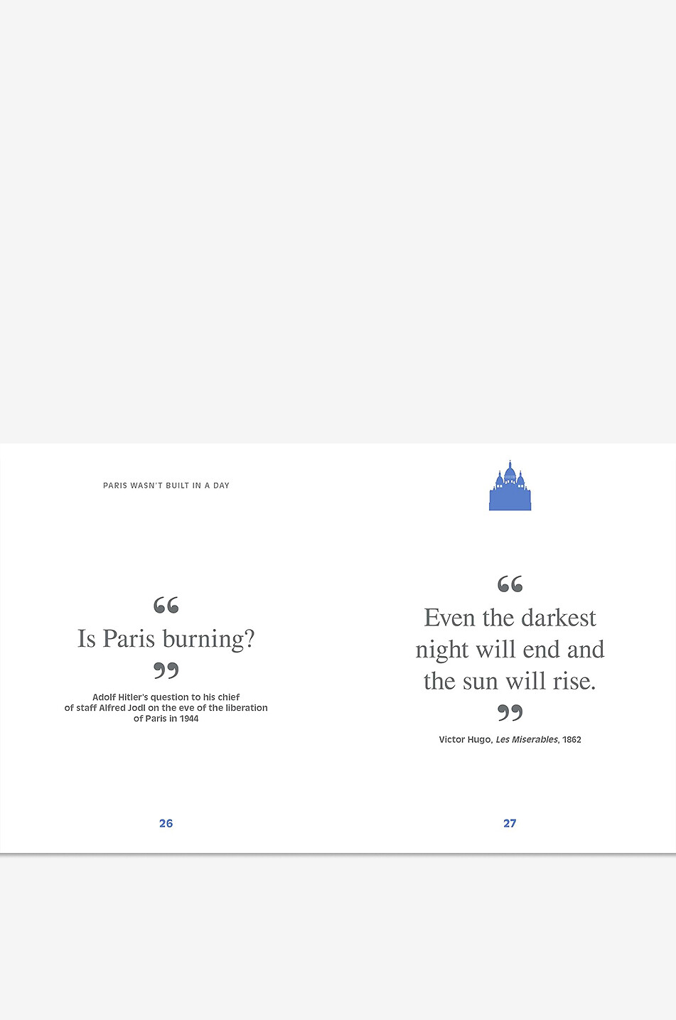 NEW MAGS The Little Book Of Paris coffee table book Home DARK BLUE 3