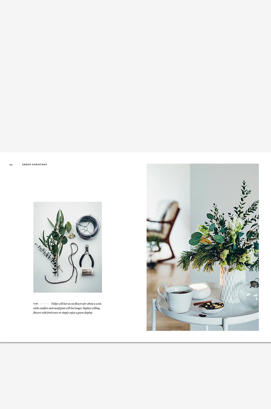 NEW MAGS Green Christmas coffee table book Home GREEN 2