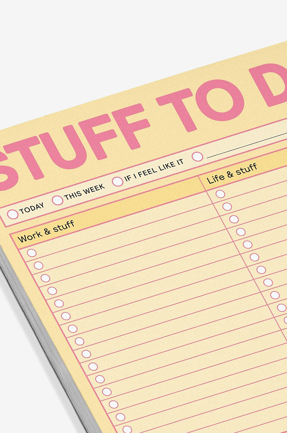 NEW MAGS Stuff To Do task notebook Home MULTI COLOURED 3