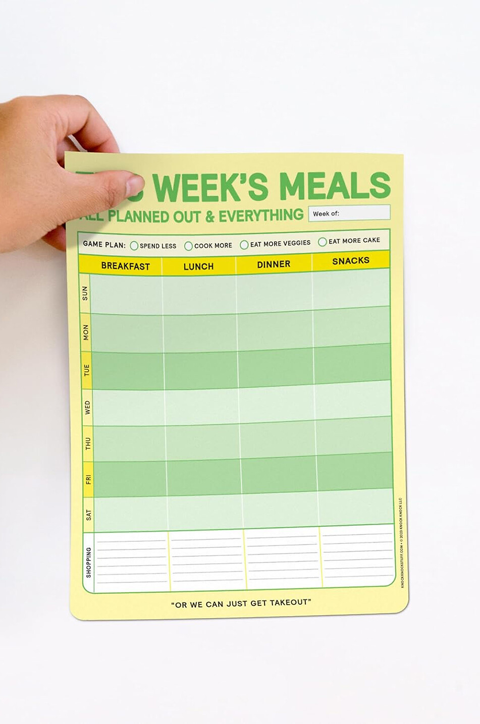 NEW MAGS Wochenmenü-Organizer This Week's Meals Haus BUNT 2