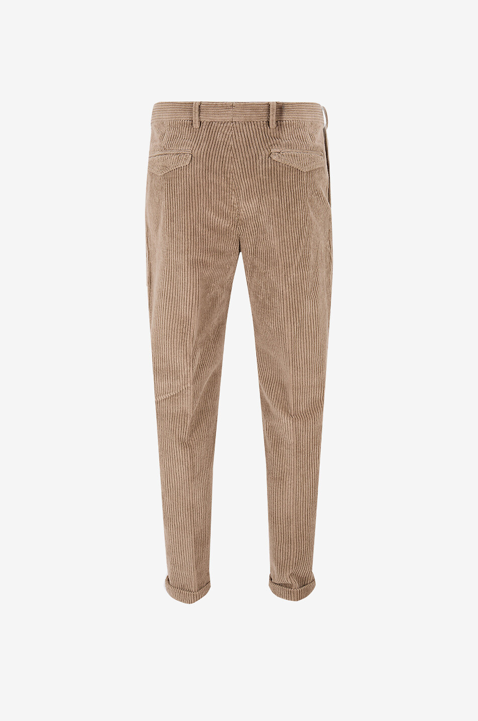 B SETTECENTO Wide-leg corduroy trousers Men Medium beige 2