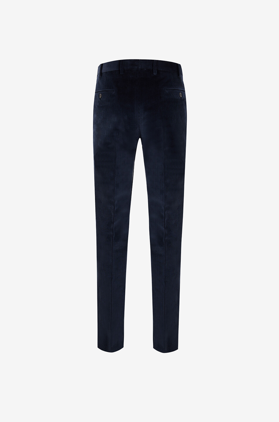 BONGENIE Corduroy slim-leg trousers Men DARK BLUE 2
