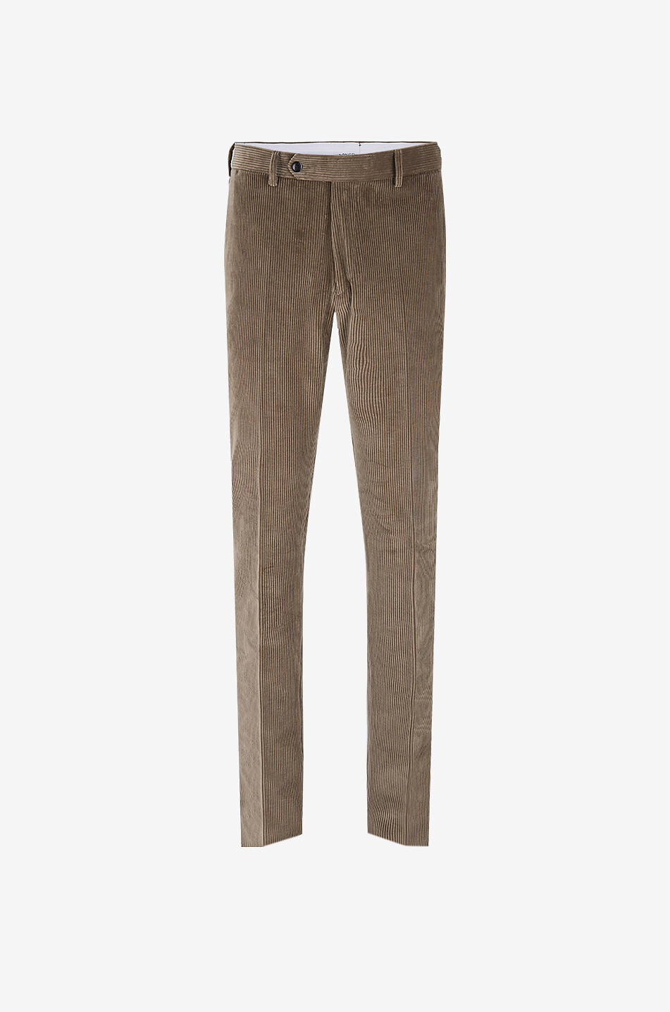 Corduroy slim-leg trousers