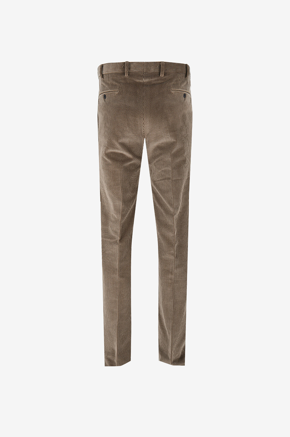 BONGENIE Corduroy slim-leg trousers Men BROWN 2