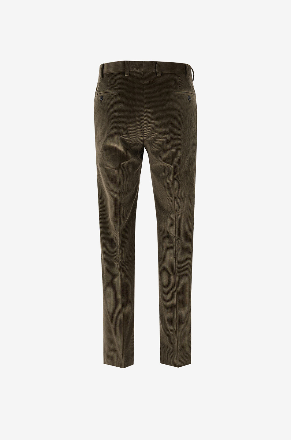 BONGENIE Corduroy slim-leg trousers Men DARK GREEN 2