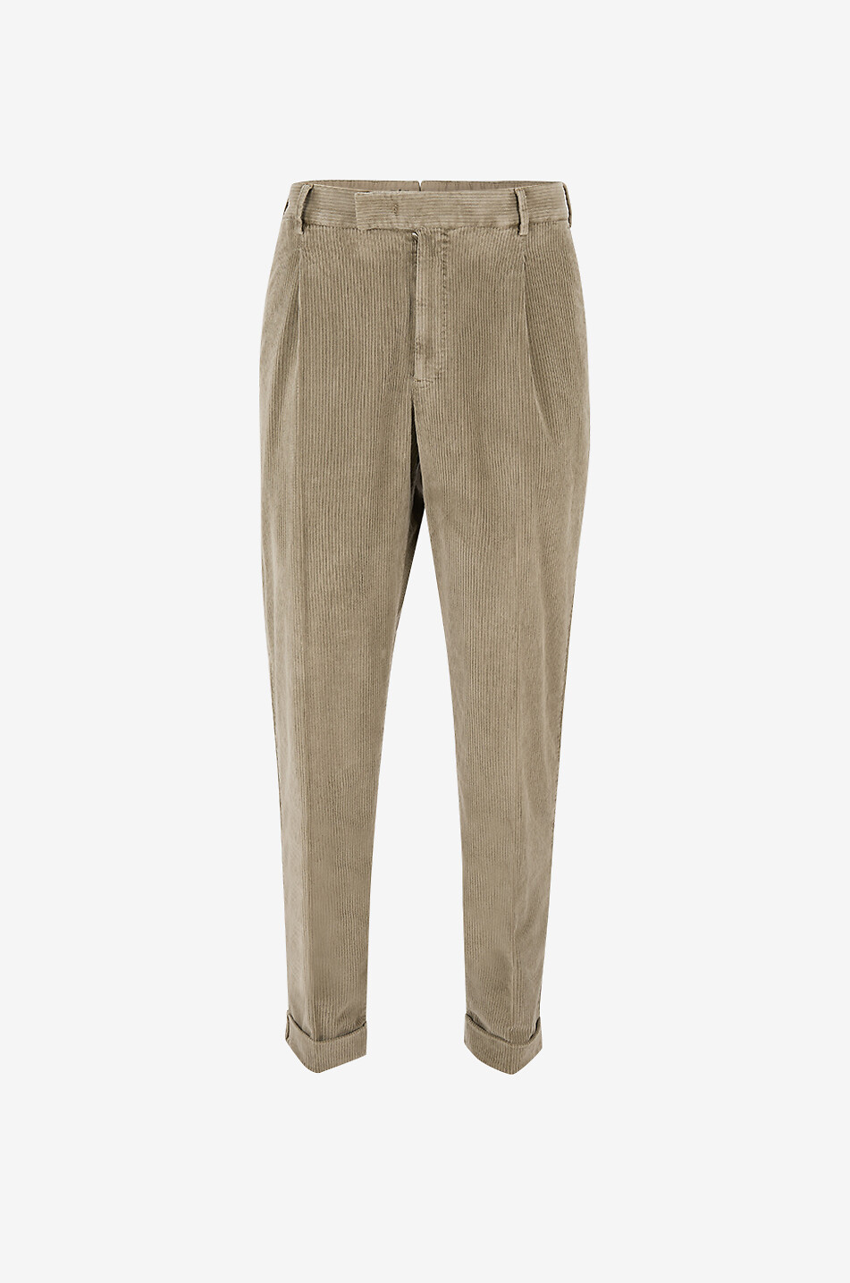 PT TORINO Classic corduroy trousers Men LIGHT GREEN 1