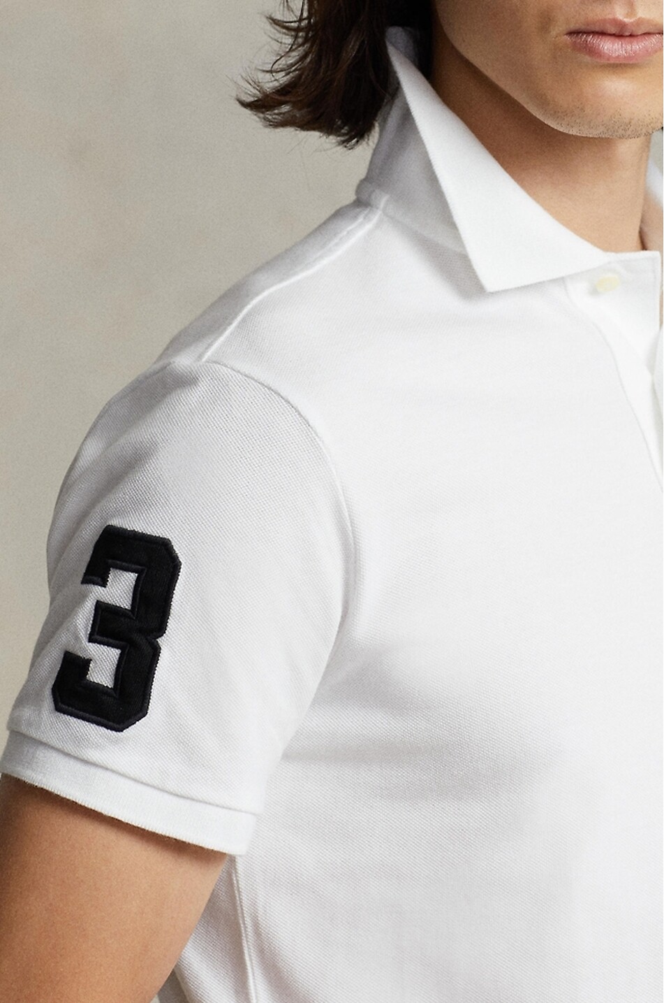 POLO RALPH LAUREN Polo aus Baumwollstrick mit gesticktem Logo Herren WEISS 4