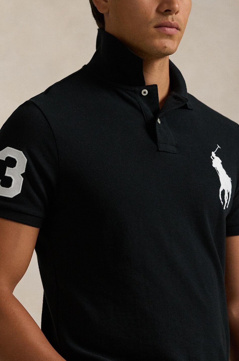 POLO RALPH LAUREN Polo aus Baumwollstrick mit gesticktem Logo Herren SCHWARZ 5