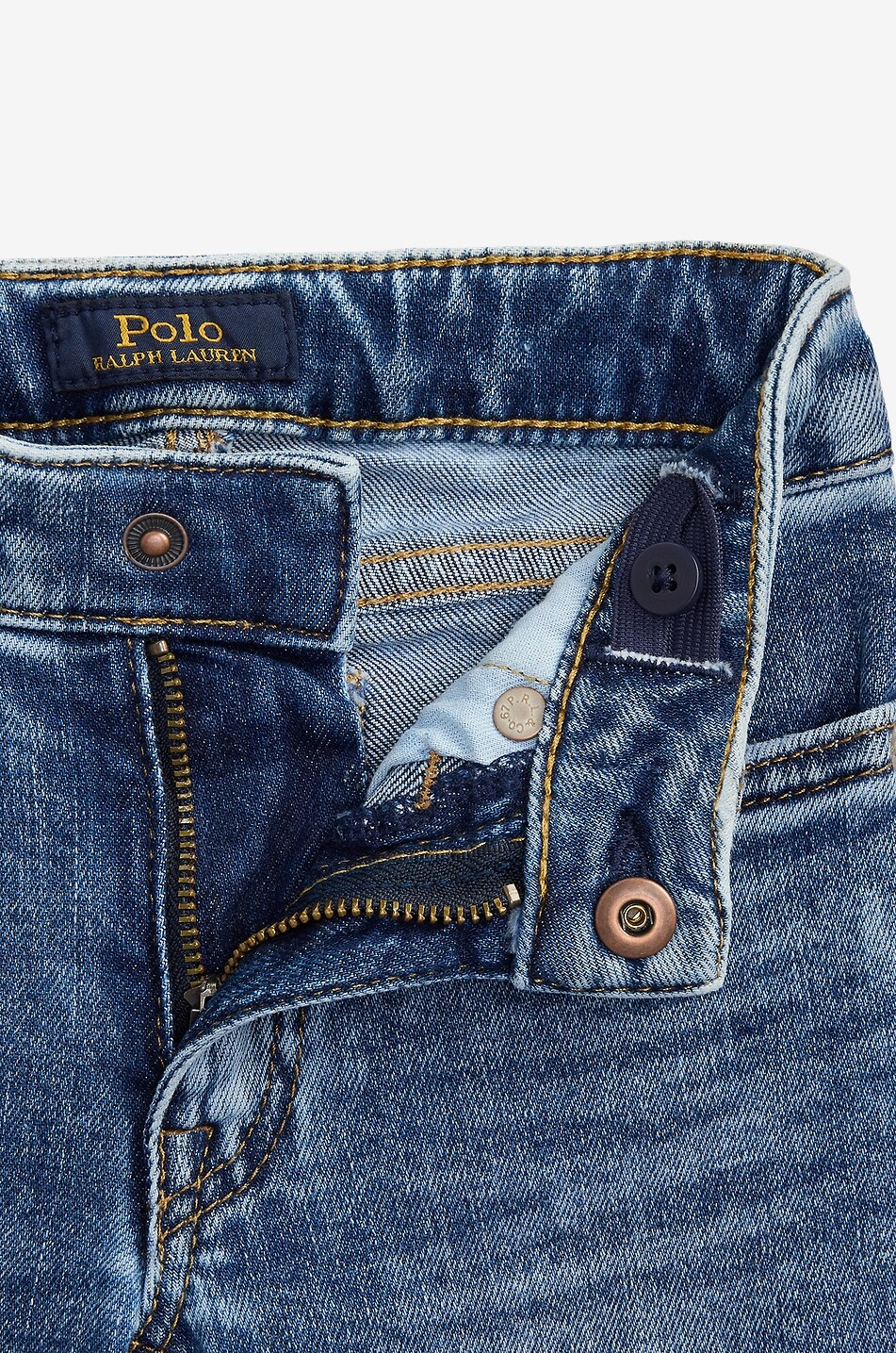 POLO RALPH LAUREN Kindal Wash flared girls' jeans Girl BLUE 6