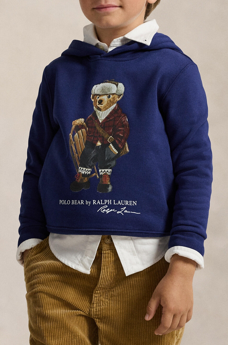 POLO RALPH LAUREN Boys' hooded sweatshirt Boy DARK BLUE 5