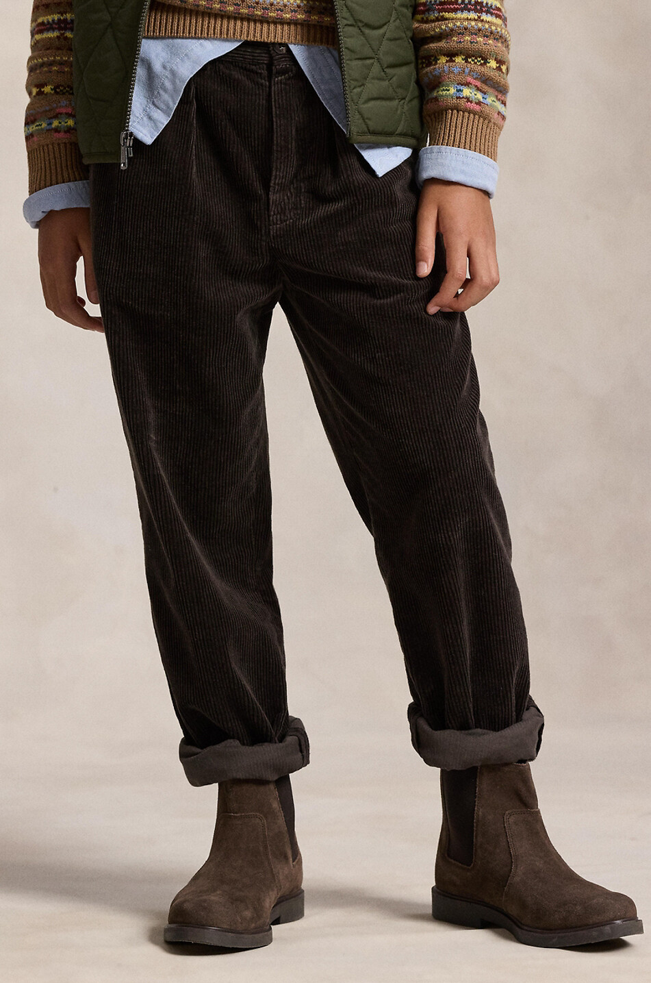 POLO RALPH LAUREN Gerade Jungen-Cordhose Whitman Junge BRAUN 5